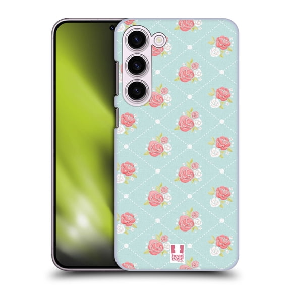 Head Case Designs French Country Patterns Rose Wallpaper Hard Back Case Compatible with Samsung Galaxy S23+ 5G