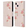 thumbnail image 1 of Head Case Designs French Country Patterns Stripes And Roses Leather Book Wallet Case Cover Compatible with Apple iPhone 13, 1 of 6