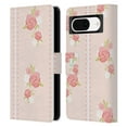 thumbnail image 1 of Head Case Designs French Country Patterns Stripes And Roses Leather Book Wallet Case Cover Compatible with Google Pixel 8, 1 of 6
