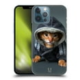 thumbnail image 1 of Head Case Designs Funny Animals Abyssinian Kitten In A Hoodie Hard Back Case Compatible with Apple iPhone 13 Pro Max, 1 of 7