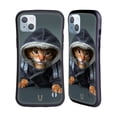 thumbnail image 1 of Head Case Designs Funny Animals Abyssinian Kitten In A Hoodie Hybrid Case Compatible with Apple iPhone 14 Plus, 1 of 7
