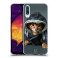 thumbnail image 1 of Head Case Designs Funny Animals Abyssinian Kitten In A Hoodie Soft Gel Case Compatible with Samsung Galaxy A50/A30s (2019), 1 of 7