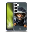 thumbnail image 1 of Head Case Designs Funny Animals Abyssinian Kitten In A Hoodie Soft Gel Case Compatible with Samsung Galaxy S23 5G, 1 of 7