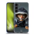 thumbnail image 1 of Head Case Designs Funny Animals Abyssinian Kitten In A Hoodie Soft Gel Case Compatible with Samsung Galaxy S23+ 5G, 1 of 7