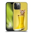 thumbnail image 1 of Head Case Designs Funny Animals Abyssinian Kitty In A Boot Hard Back Case Compatible with Apple iPhone 14 Pro Max, 1 of 7