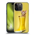 thumbnail image 1 of Head Case Designs Funny Animals Abyssinian Kitty In A Boot Soft Gel Case Compatible with Apple iPhone 15 Pro, 1 of 7