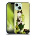 thumbnail image 1 of Head Case Designs Funny Animals Cat In A Wine Glass with Grapes Soft Gel Case Compatible with Apple iPhone 13 Mini, 1 of 7