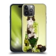thumbnail image 1 of Head Case Designs Funny Animals Cat In A Wine Glass with Grapes Soft Gel Case Compatible with Apple iPhone 14 Pro Max, 1 of 7