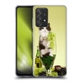 thumbnail image 1 of Head Case Designs Funny Animals Cat In A Wine Glass with Grapes Soft Gel Case Compatible with Samsung Galaxy A52 / A52s / 5G (2021), 1 of 7