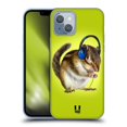 thumbnail image 1 of Head Case Designs Funny Animals Chipmunk Listening To Music Soft Gel Case Compatible with Apple iPhone 14, 1 of 7