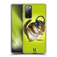 thumbnail image 1 of Head Case Designs Funny Animals Chipmunk Listening To Music Soft Gel Case Compatible with Samsung Galaxy S20 FE / 5G, 1 of 7