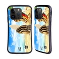 thumbnail image 1 of Head Case Designs Funny Animals Chipmunk Surf Buddies Hybrid Case Compatible with Apple iPhone 15 Pro, 1 of 7