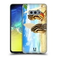 thumbnail image 1 of Head Case Designs Funny Animals Chipmunk Surf Buddies Soft Gel Case Compatible with Samsung Galaxy S10e, 1 of 7