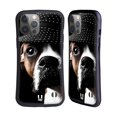 thumbnail image 1 of Head Case Designs Funny Animals Dapper Dog Wearing A Hat Hybrid Case Compatible with Apple iPhone 14 Pro Max, 1 of 7