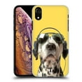 thumbnail image 1 of Head Case Designs Funny Animals Grooving Dalmatian Hard Back Case Compatible with Apple iPhone XR, 1 of 7