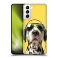 thumbnail image 1 of Head Case Designs Funny Animals Grooving Dalmatian Hard Back Case Compatible with Samsung Galaxy S21 5G, 1 of 7