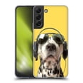 thumbnail image 1 of Head Case Designs Funny Animals Grooving Dalmatian Soft Gel Case Compatible with Samsung Galaxy S22+ 5G, 1 of 7