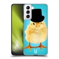 thumbnail image 1 of Head Case Designs Funny Animals Mr. Chick with Top Hat Hard Back Case Compatible with Samsung Galaxy S21 5G, 1 of 7