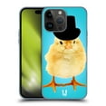 thumbnail image 1 of Head Case Designs Funny Animals Mr. Chick with Top Hat Soft Gel Case Compatible with Apple iPhone 15 Pro Max, 1 of 7