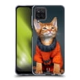 thumbnail image 1 of Head Case Designs Funny Animals Orange Abyssinian Kitten Soft Gel Case Compatible with Samsung Galaxy A12 (2020), 1 of 7