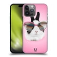 thumbnail image 1 of Head Case Designs Funny Animals Pretty Bunny In Sunglasses Hard Back Case Compatible with Apple iPhone 14 Pro Max, 1 of 7