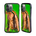 thumbnail image 1 of Head Case Designs Funny Animals Rastafarian Dog Dreadlocks Hybrid Case Compatible with Apple iPhone 14 Pro, 1 of 7