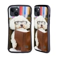 thumbnail image 1 of Head Case Designs Funny Animals Reader Dog with Glasses Hybrid Case Compatible with Apple iPhone 15 Plus, 1 of 7