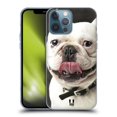 thumbnail image 1 of Head Case Designs Funny Animals Tongue Out Bulldog Soft Gel Case Compatible with Apple iPhone 13 Pro Max, 1 of 7