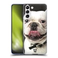 thumbnail image 1 of Head Case Designs Funny Animals Tongue Out Bulldog Soft Gel Case Compatible with Samsung Galaxy S21 5G, 1 of 7
