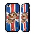 thumbnail image 1 of Head Case Designs Funny Animals Union Jack Peeping Cat Hybrid Case Compatible with Apple iPhone 7 / 8 / SE 2020 & 2022, 1 of 7