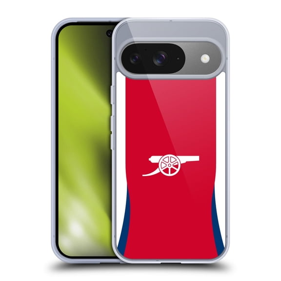 Head Case Designs Arsenal FC 2024/25 Kit Home Soft Gel Case for Google Pixel 9 / Pixel 9 Pro