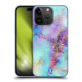 thumbnail image 1 of Head Case Designs Glittery Marble Prints Colours Hard Back Case Compatible with Apple iPhone 15 Pro, 1 of 7