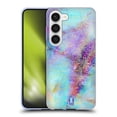 thumbnail image 1 of Head Case Designs Glittery Marble Prints Colours Soft Gel Case Compatible with Samsung Galaxy S23 5G, 1 of 7