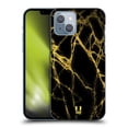 thumbnail image 1 of Head Case Designs Glittery Marble Prints Gold Hard Back Case Compatible with Apple iPhone 14, 1 of 7