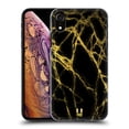 thumbnail image 1 of Head Case Designs Glittery Marble Prints Gold Hard Back Case Compatible with Apple iPhone XR, 1 of 7