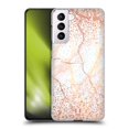 thumbnail image 1 of Head Case Designs Glittery Marble Prints Rose Gold Hard Back Case Compatible with Samsung Galaxy S21 5G, 1 of 7