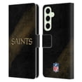 thumbnail image 1 of Head Case Designs NFL New Orleans Saints Logo Blur Leather Book Wallet Case Cover For Samsung Galaxy S25+, 1 of 6