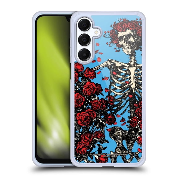 Head Case Designs Grateful Dead Trends Bertha Skull Roses Soft Gel Case for Samsung Galaxy A16 5G