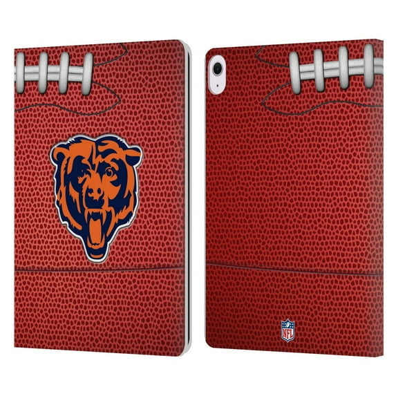 Head Case Designs NFL Chicago Bears Graphics Football Leather Book Wallet Case Cover For Apple iPad Air 13 2024/2025