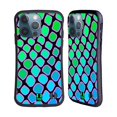 thumbnail image 1 of Head Case Designs Mad Prints Aqua Snake Hybrid Case Compatible with Apple iPhone 13 Pro, 1 of 7