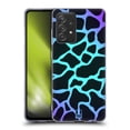 thumbnail image 1 of Head Case Designs Mad Prints Cyan Giraffe Soft Gel Case Compatible with Samsung Galaxy A52 / A52s / 5G (2021), 1 of 7