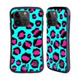 thumbnail image 1 of Head Case Designs Mad Prints Cyan Leopard Hybrid Case Compatible with Apple iPhone 15 Pro, 1 of 7