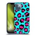 thumbnail image 1 of Head Case Designs Mad Prints Cyan Leopard Soft Gel Case Compatible with Apple iPhone 13, 1 of 7