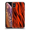 thumbnail image 1 of Head Case Designs Mad Prints Orange Tiger Soft Gel Case Compatible with Apple iPhone XS Max, 1 of 7