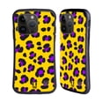 thumbnail image 1 of Head Case Designs Mad Prints Yellow Leopard Hybrid Case Compatible with Apple iPhone 15 Pro, 1 of 7