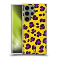 thumbnail image 1 of Head Case Designs Mad Prints Yellow Leopard Soft Gel Case Compatible with Samsung Galaxy S23 Ultra 5G, 1 of 7