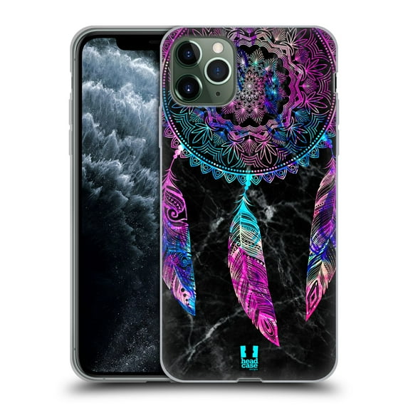 Head Case Designs Marbles And Mandala Dream Catcher Soft Gel Case Compatible with Apple iPhone 11 Pro Max