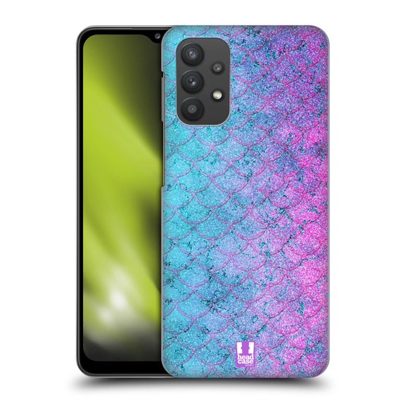 Head Case Designs Mermaid Scales Bubblegum Hard Back Case Compatible with Samsung Galaxy A32 5G / M32 5G (2021)