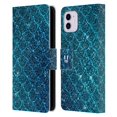 thumbnail image 1 of Head Case Designs Mermaid Scales Glitters Leather Book Wallet Case Cover Compatible with Apple iPhone 11, 1 of 6