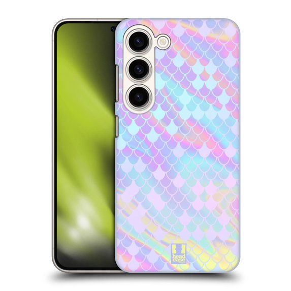 Head Case Designs Mermaid Scales Holographic Hard Back Case Compatible with Samsung Galaxy S23 5G
